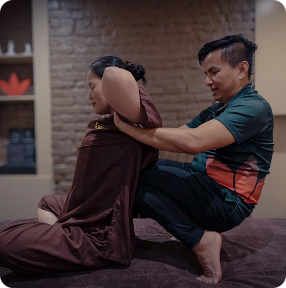 Thai yoga massage treatment